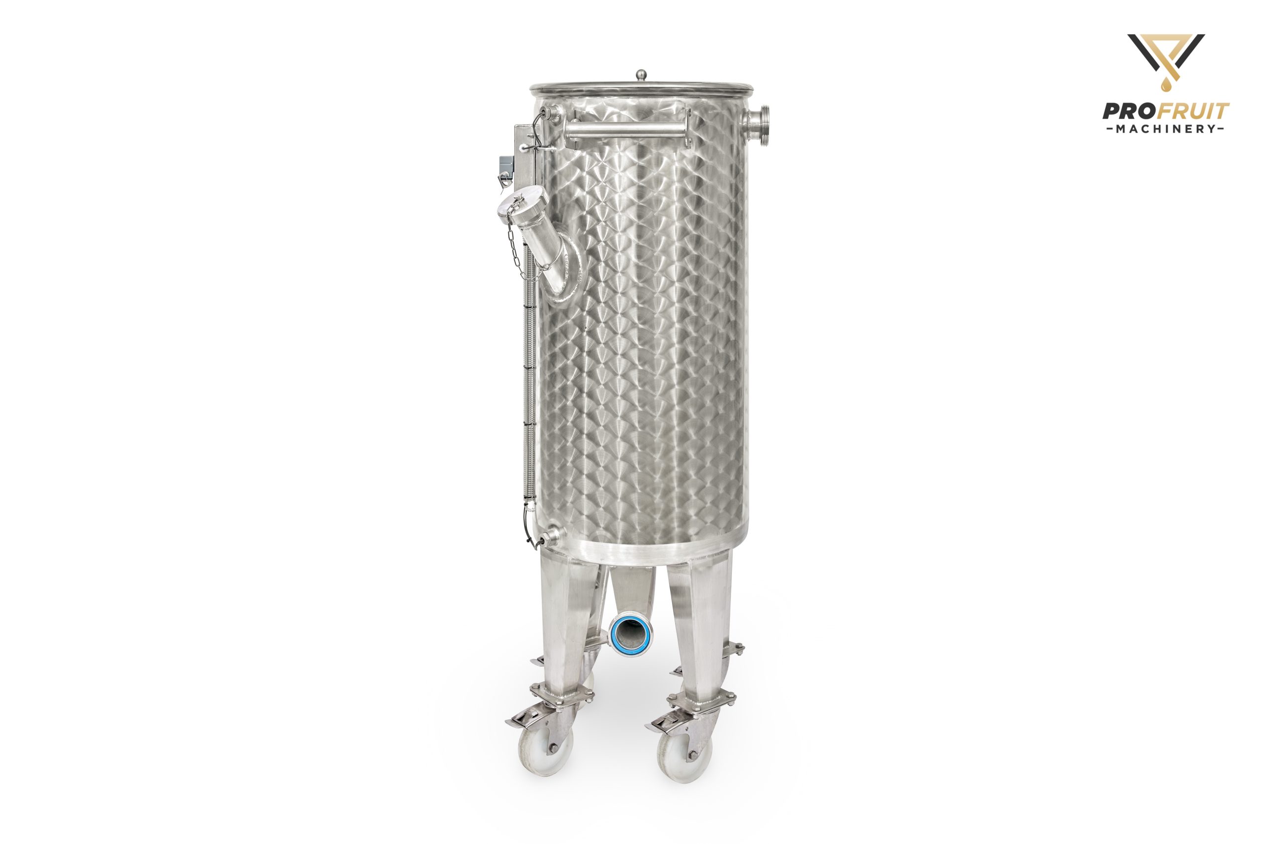 100 L stainless steel tank with sensors ad mixer