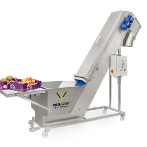 Fruit washer elevator for washing and transporting various fruits
