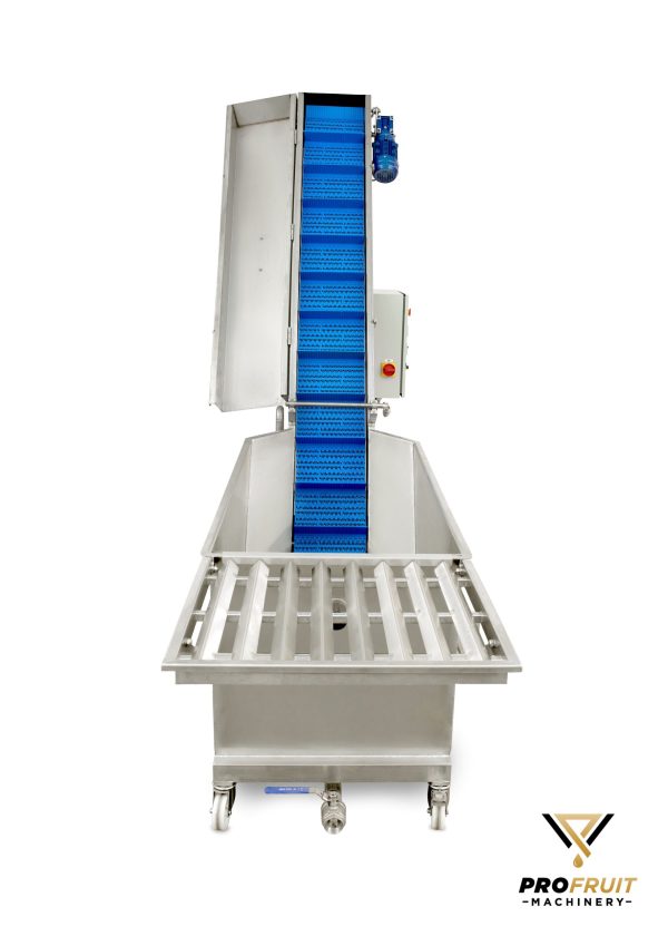 Fruit bubble washer elevator mill capacity 3000 kg/h