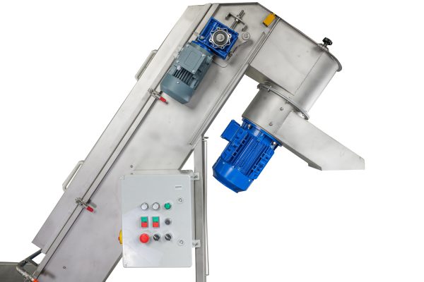 Fruit washer elevator mill for fruits and vegetables